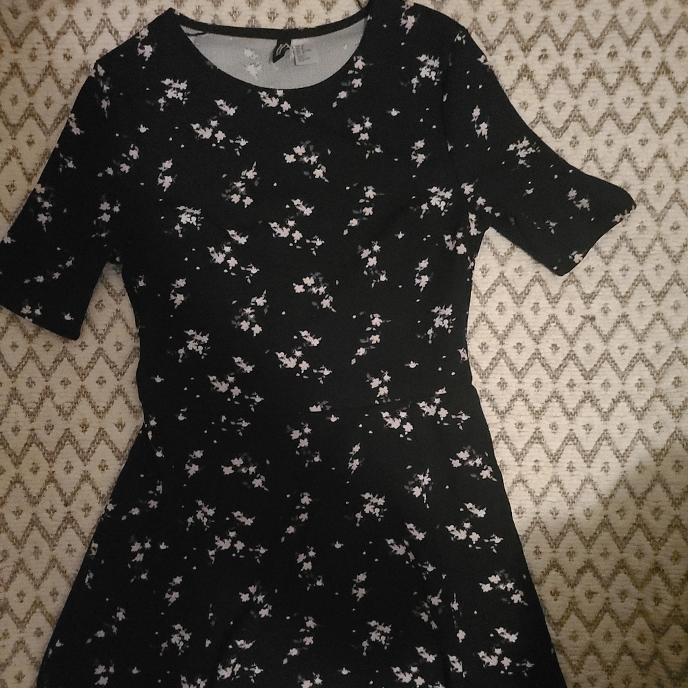 Black Floral Dress